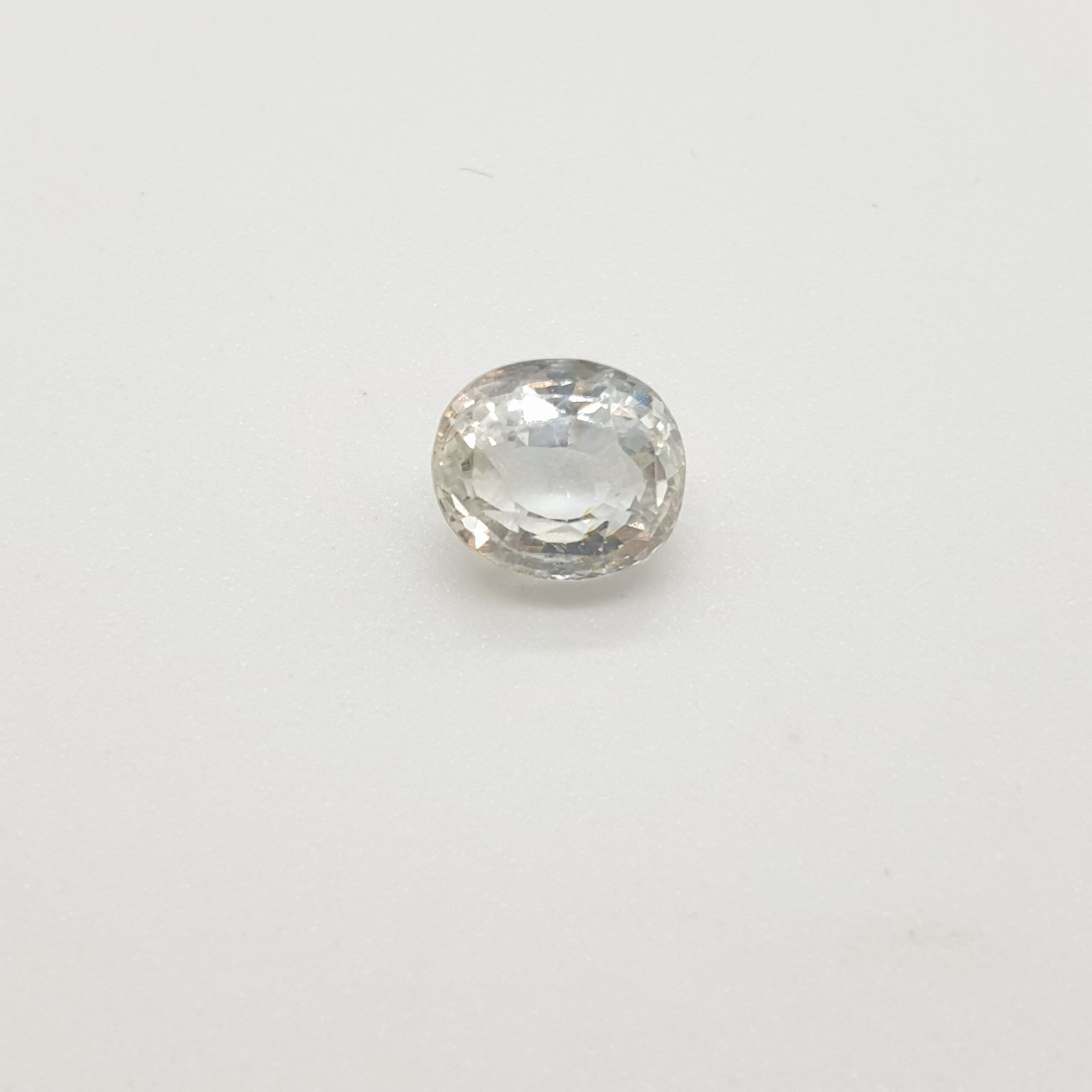 Natural White Sapphire (Safed Pukhraj) - 2.73 Carat