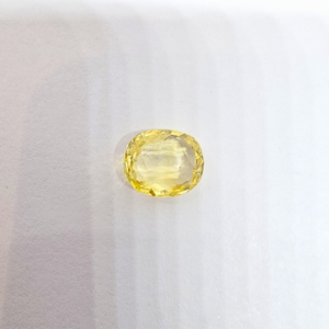 Natural Yellow Sapphire (Pukhraj) - 4.89 Carat