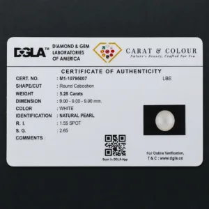 Natural Pearl (Moti) - 5.28 Carat